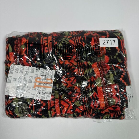 LuLaRoe Aztec Southwestern Orange Black Green Tribal Leggings Tall & Curvy TC - Picture 5 of 5
